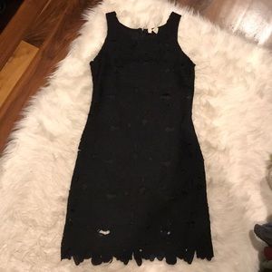 black boutique dress